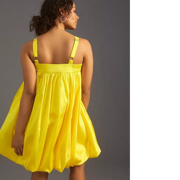 Anthropologie Yellow Mini Dress - Picture 4 of 7